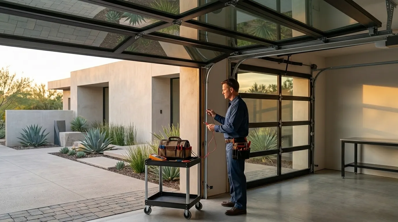 Garage door work by Tempe Garage Door Pros in Tempe, AZ